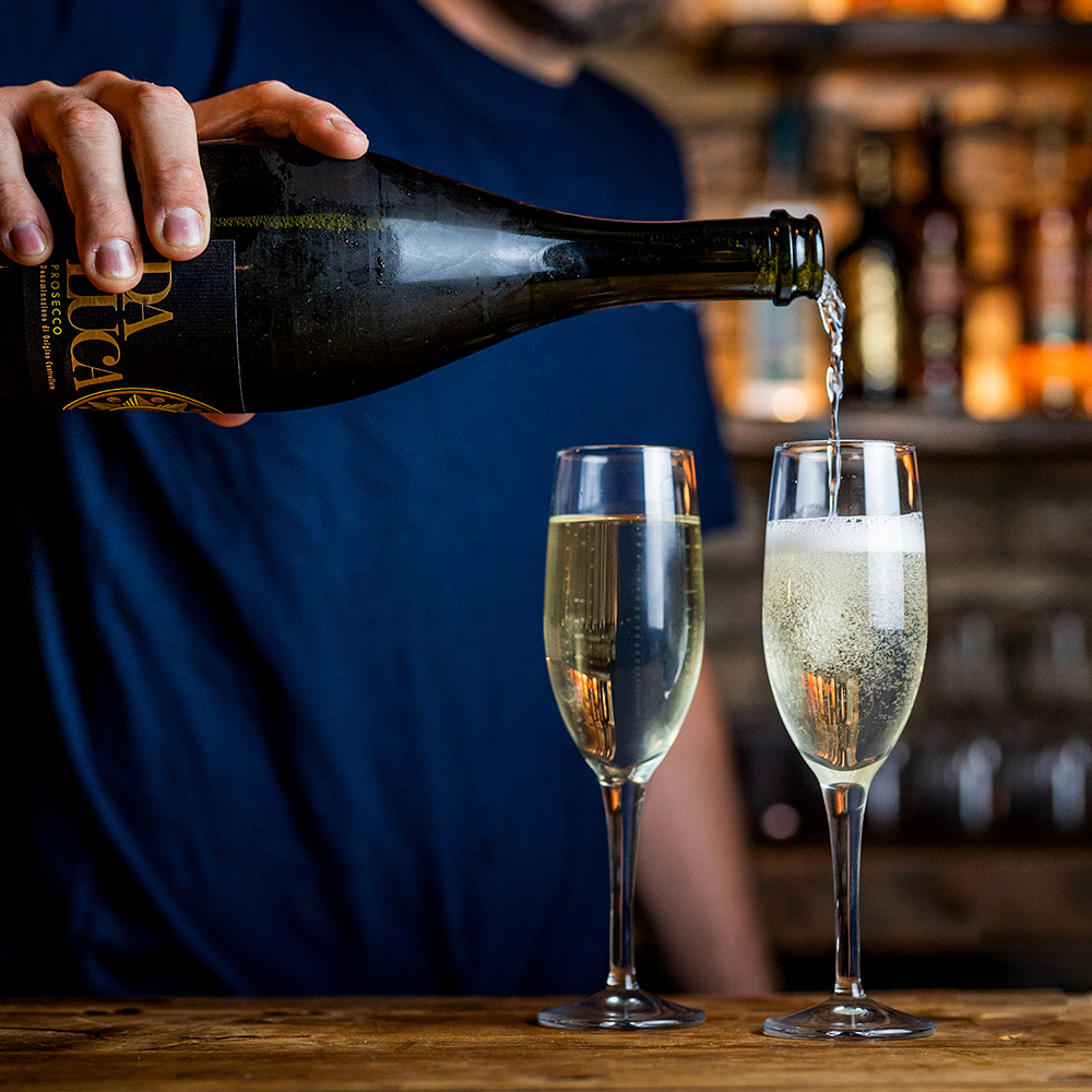 Prosecco and nibbles for 2