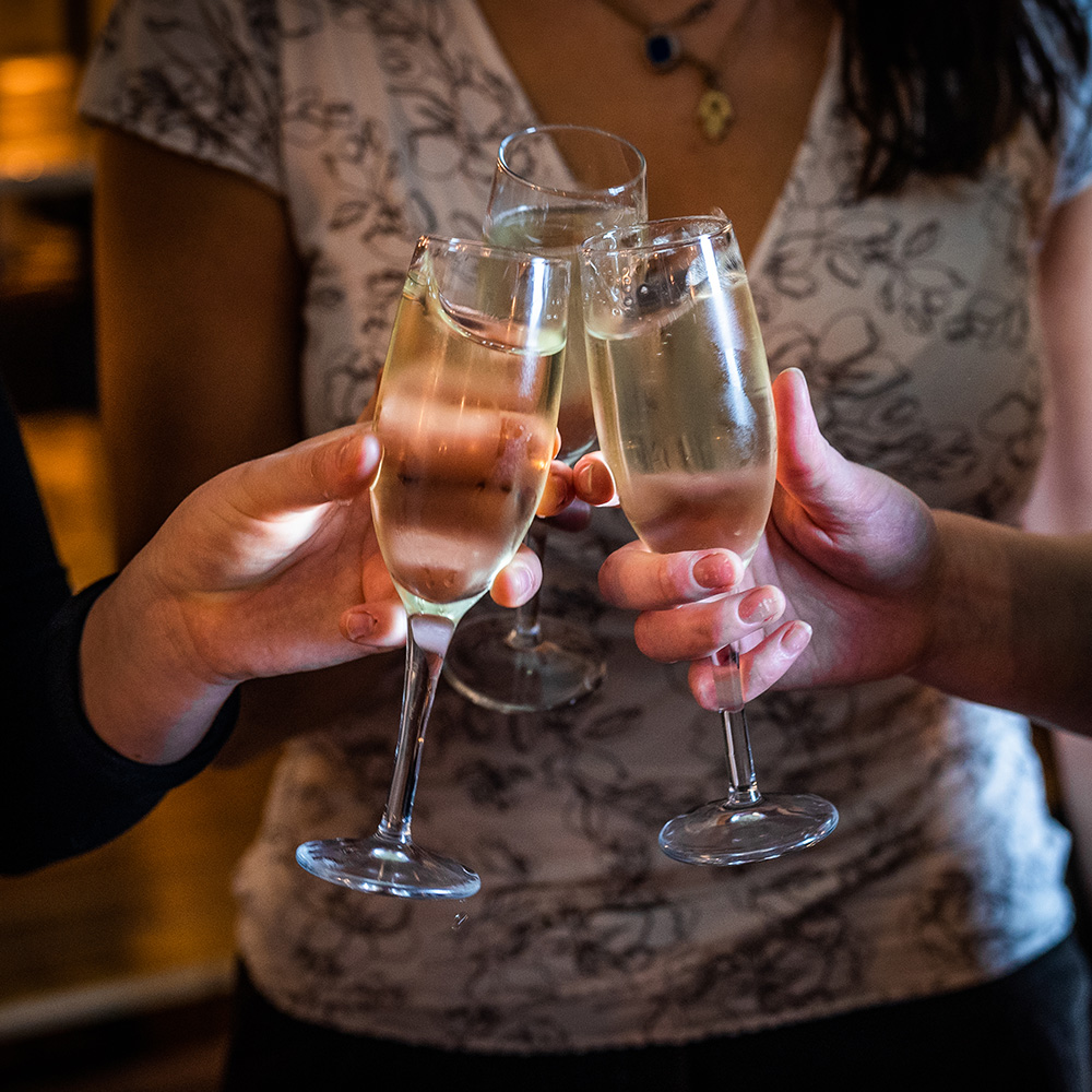 Prosecco and nibbles for 2
