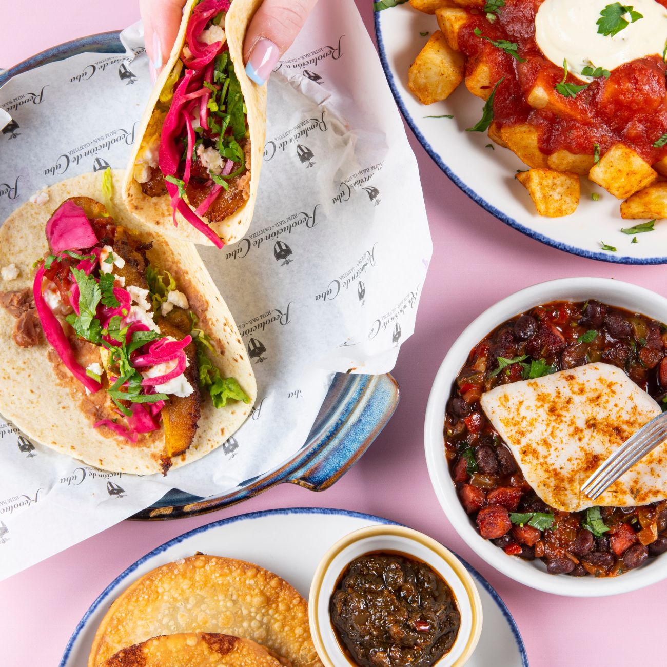 Five Tapas & Two Cocktails