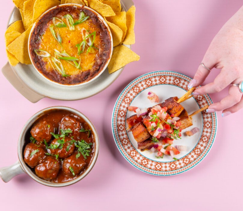 Three Tapas & Two Cocktails