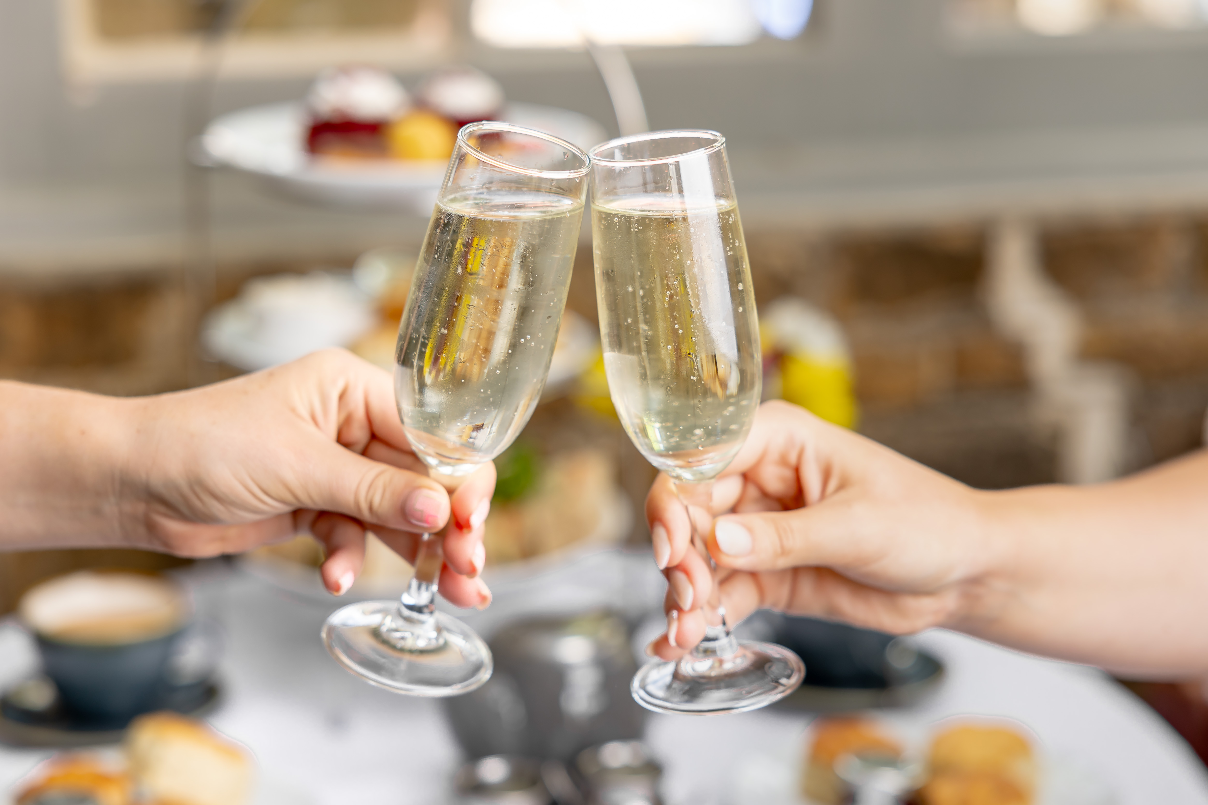 Prosecco Afternoon Tea for two at The Bear