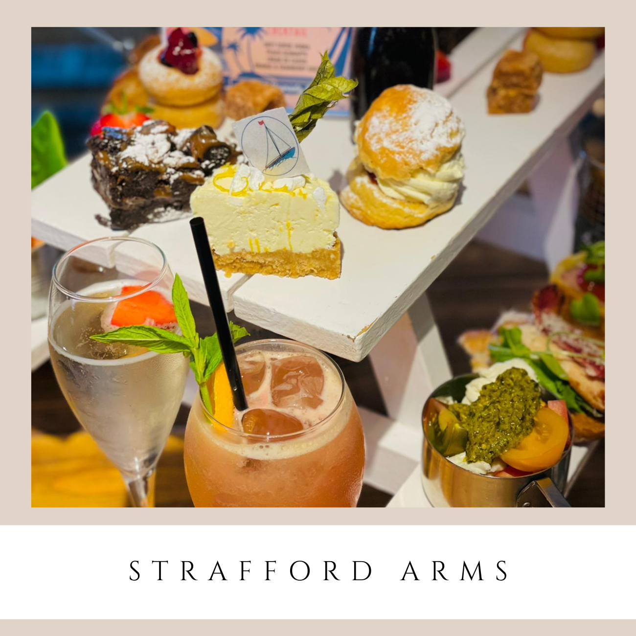 Aftenoon Tea for 3 at The Strafford Arms