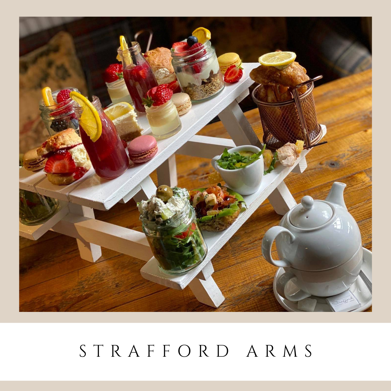 Afternoon Tea for 4 at The Strafford Arms