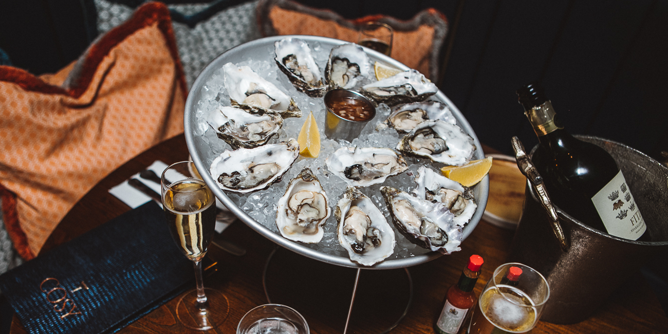 Oysters & British Bubbles for two