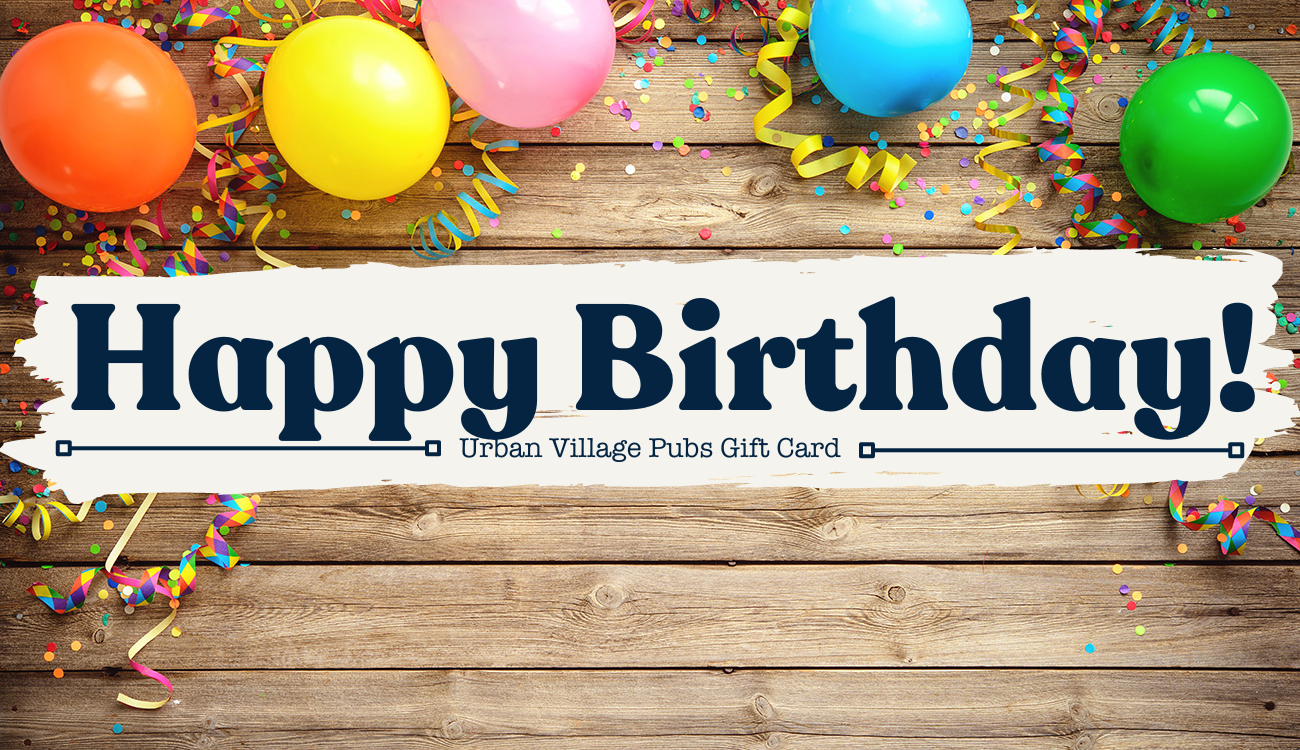 Happy Birthday - Gift Card