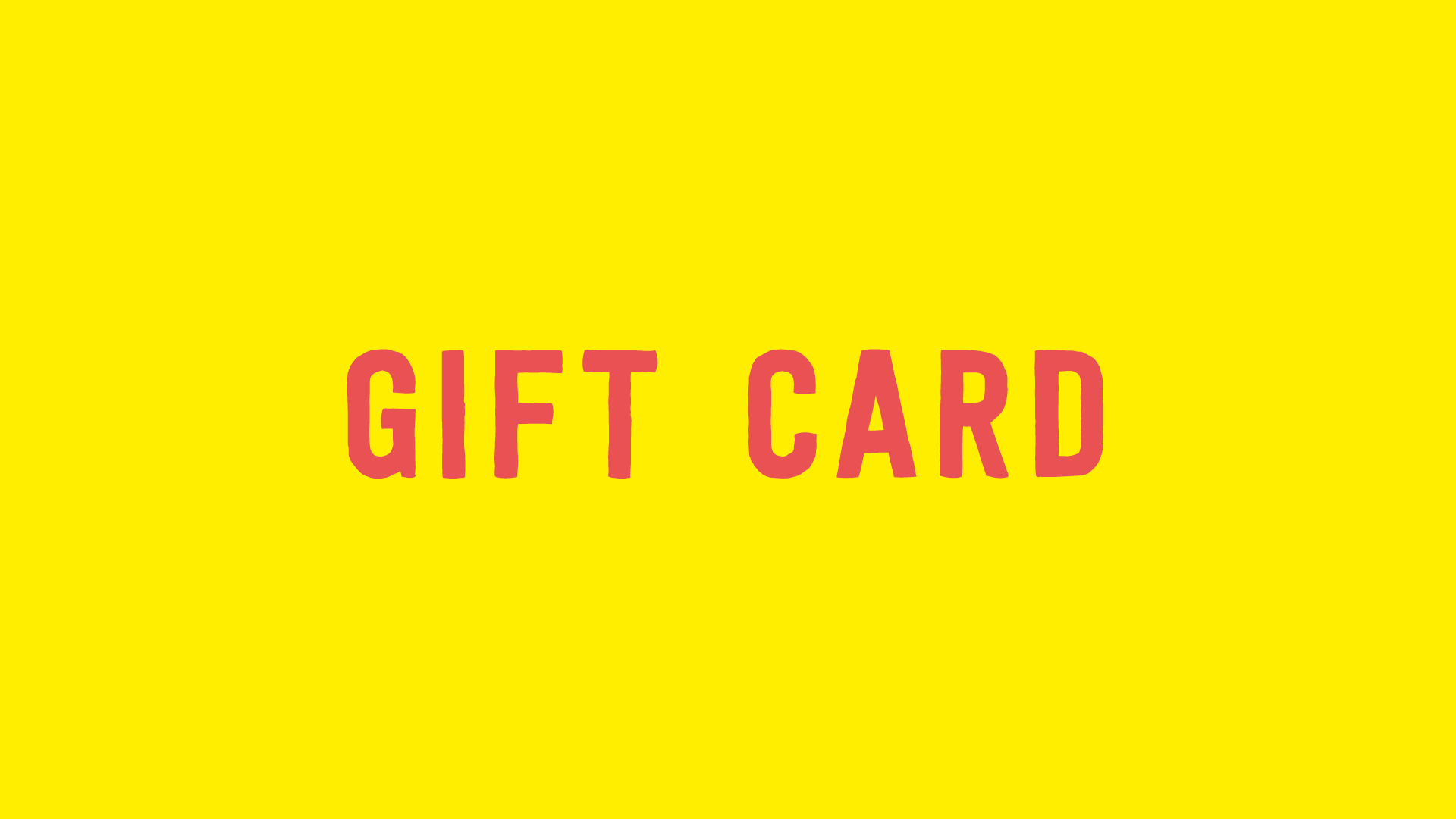 Giraffe Gift Card