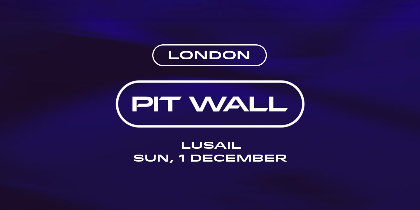 London Pit Wall - Lusail 2024