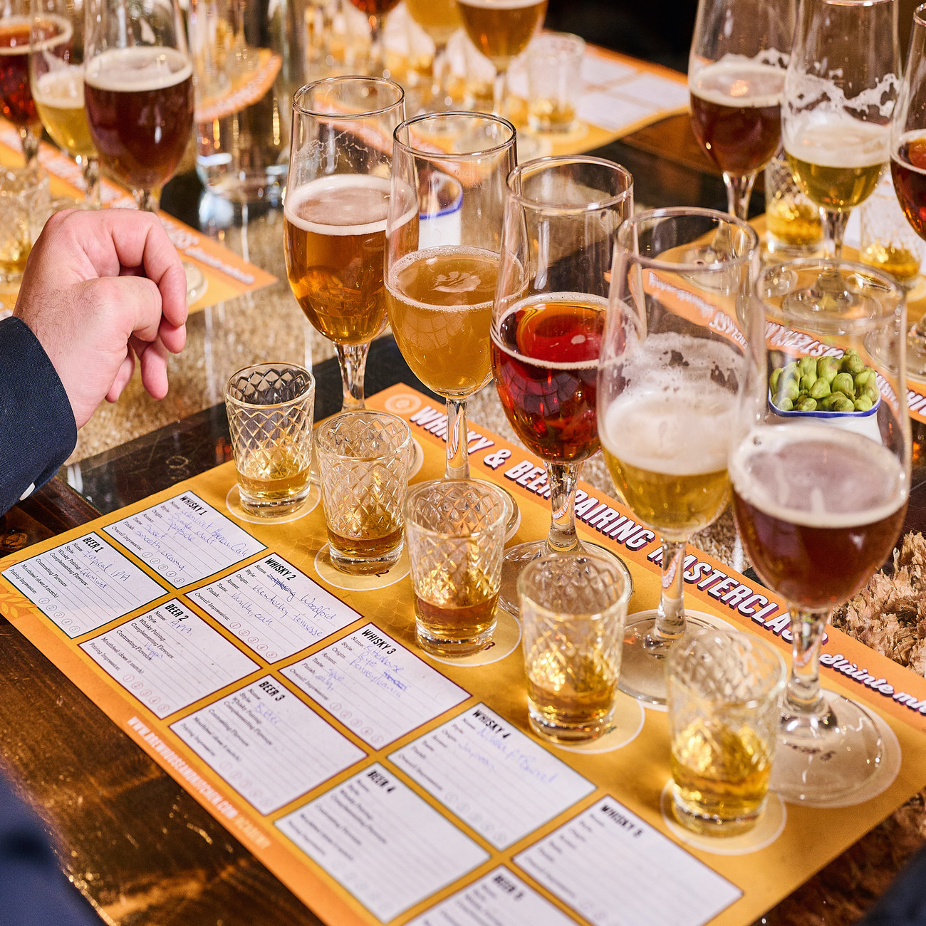 Whisky & Beer M/C for 2 + Meal