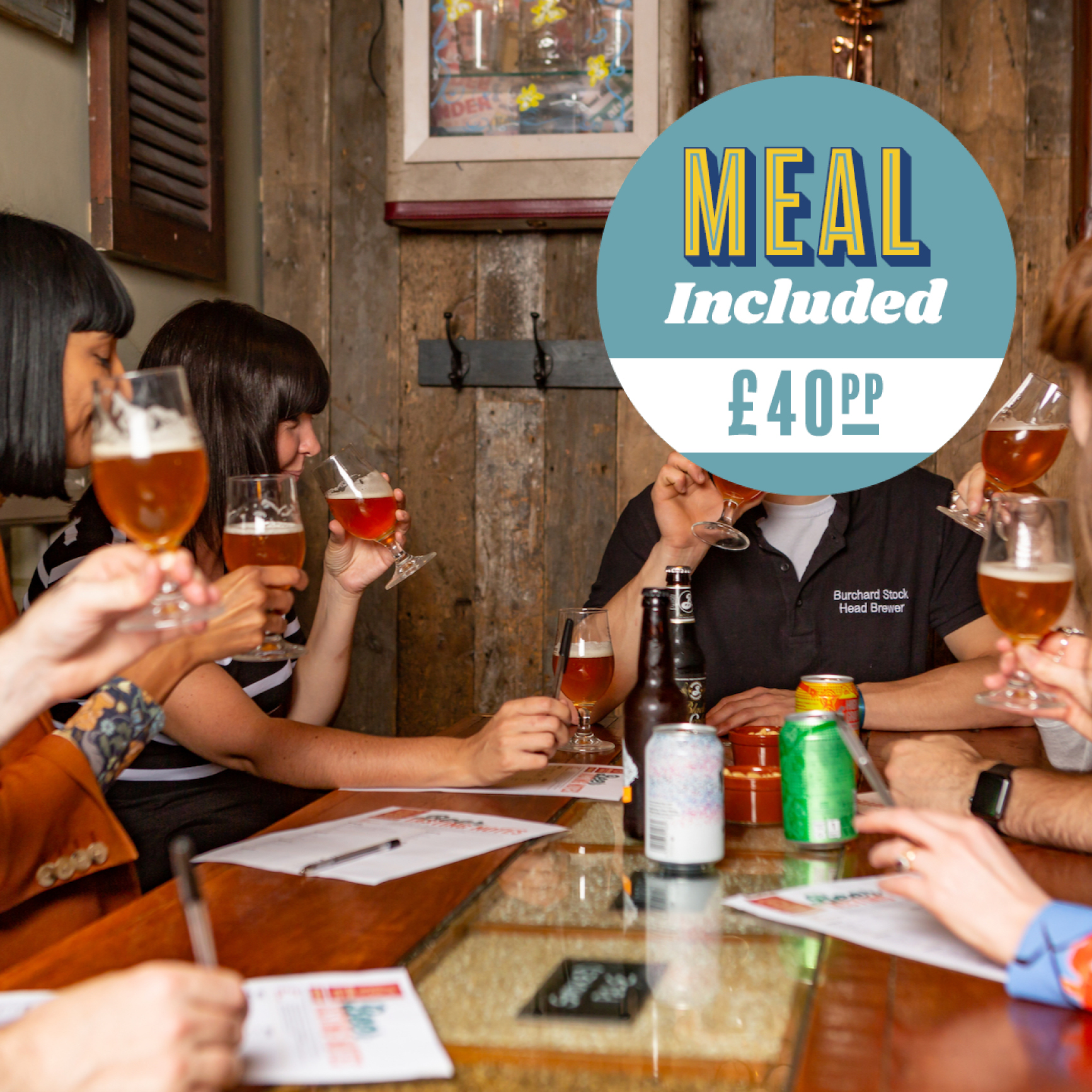 Beer Masterclass for 2 + Meal